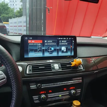 대구 BMW F01 7시리즈 12.3인치 안드로이드올인원 장착