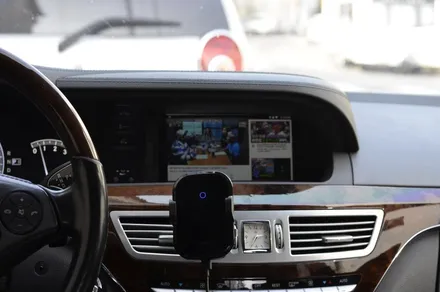 벤츠 S500 11년식 안드로이드 셋탑,  M2C 200A + 리어모니터 연동