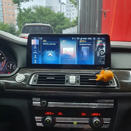대구 BMW F01 7시리즈 12.3인치 안드로이드올인원 장착