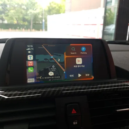 대구 BMW F20 118D 모니터수리 및 애플카플레이 안드로이드오토 시공