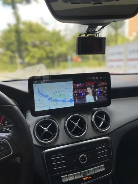 대구 벤츠 X156 GLA200 12.3인치 안드로이드올인원 장착