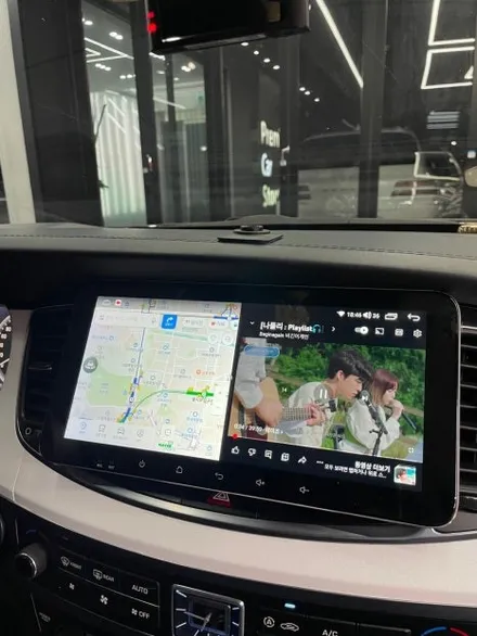 대구 뉴에쿠스VI DIS2 10.33인치 안드로이드올인원 그리고 고화질 3D 어라운드뷰 장착