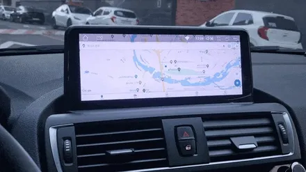 BMW 118d 안드로이드 올인원 10인치 와이드 모니터 교체!!
