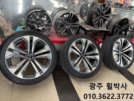 휠박사_<광주아우디Q8 켈리퍼도색(골드)+휠도색(검정반무광)>광주.전남아우디 / 광주 북구 삼각동