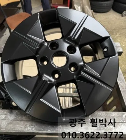휠박사_광주휠도색.광주캘리퍼도색<광주무쏘ev켈리퍼도색(검정)+휠도색>광주켈리퍼도색.광주브레이크도색.광주검정반무광휠도색.블랙반무광휠도색.광주휠수리.광주휠복원.전남휠도색.전남캘리퍼도색 / 광주 북구 삼각동