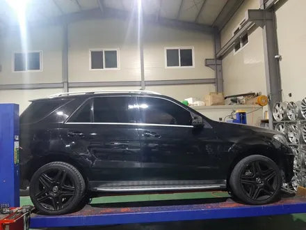 대구경산하양휠도색휠수리휠복원잘하는곳/벤츠/ML63AMG/21인치/금호타이어/신품타이어