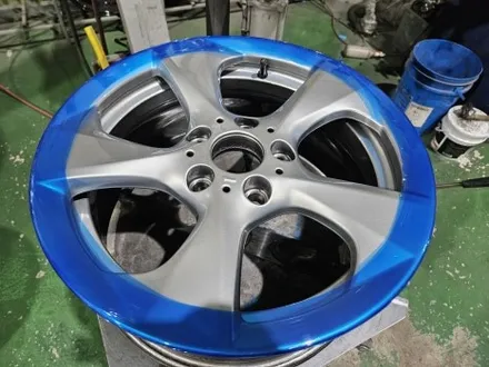 대구/경산/휠도색/휠수리/휠복원/잘하는곳/BMW/E82/120D/17인치/순정휠/실버/분체휠도색