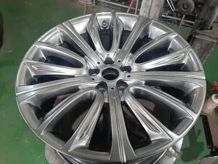대구경산하양휠도색휠수리휠복원잘하는곳/BMW/7시리즈/20인치/하이퍼실버/한국타이어/신품타이어