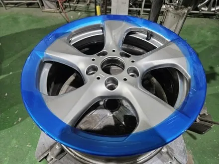 대구/경산/휠도색/휠수리/휠복원/잘하는곳/BMW/E82/120D/17인치/순정휠/실버/분체휠도색
