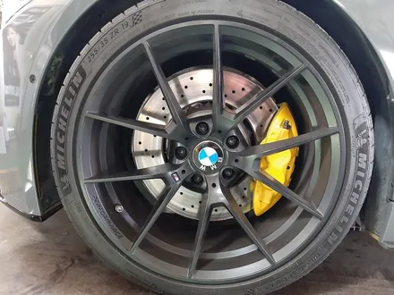 대구경산하양휠도색휠수리휠복원잘하는고 BMW M4 캘리퍼도색 브레이크도색 옐로우