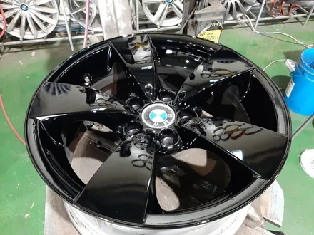 대구경산하양휠도색휠수리휠복원잘하는곳 BMW E바디 5시리즈 순정휠 블랙유광