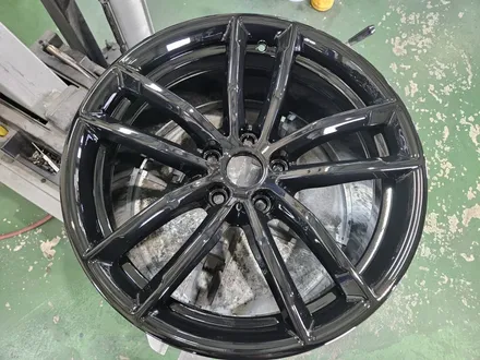 대구/경산/휠도색/휠수리/휠복원/잘하는곳/BMW/G30/5시리즈/18인치/순정휠/블랙유광/분체휠도색