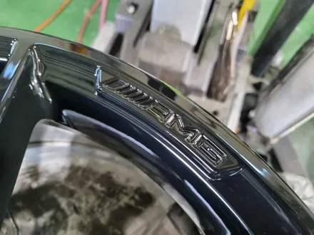 대구/경산/휠도색/휠수리/휠복원/잘하는곳/벤츠/C43/AMG/19인치/순정휠/블랙유광/분체휠도색