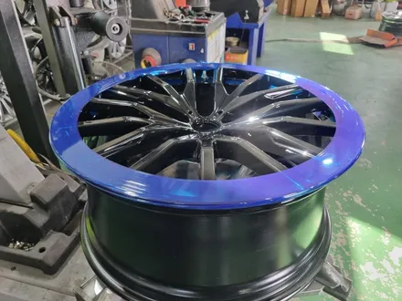 대구/경산/휠도색/휠수리/휠복원/잘하는곳/BMW/X5/22인치/블랙유광/분체도색