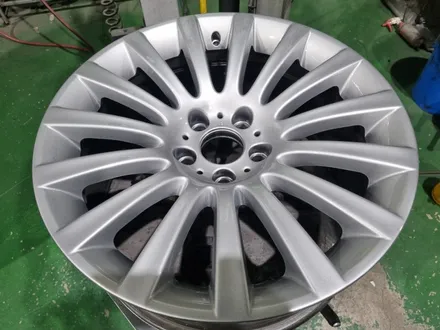 대구/경산/휠도색/휠수리/휠복원/잘하는곳/BMW/7시리즈/19인치/순정휠/실버
