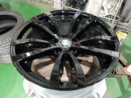경산대구휠복원휠수리휠도색잘하는고 BMW X5 40D 순정휠 블랙유광 및 켈리퍼도색