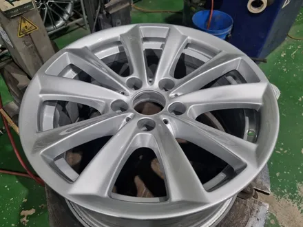 대구/경산/휠도색/휠수리/휠복원/잘하는곳/BMW/F10/528/17인치/순정휠