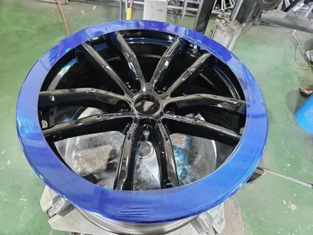 대구/경산/휠도색/휠수리/휠복원/잘하는곳/BMW/G30/5시리즈/18인치/순정휠/블랙유광/분체휠도색