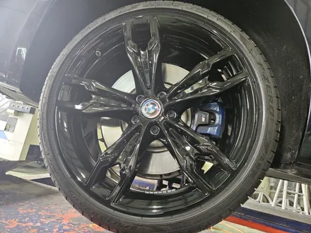 대구/경산/휠도색/휠수리/휠복원/잘하는곳/BMW/550I/20인치/순정휠/블랙유광/분체휠도색