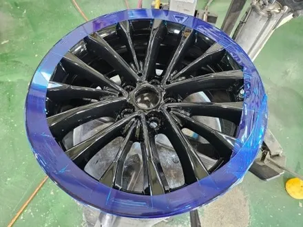 대구/경산/휠도색/휠수리/휠복원/잘하는곳/BMW/5시리즈/18인치/순정휠/블랙유광/분체휠도색