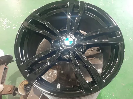 대구경산하양휠도색휠수리휠복원잘하는곳/BMW/320D/18인치/순정휠/블랙유광