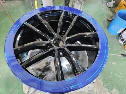 대구/경산/휠도색/휠수리/휠복원/잘하는곳/BMW/G30/5시리즈/18인치/순정휠/블랙유광/분체휠도색
