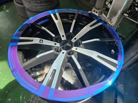 대구/경산/휠도색/휠수리/휠복원/잘하는곳/BMW/G60/5시리즈/20인치/다이아컷팅/분체휠도색