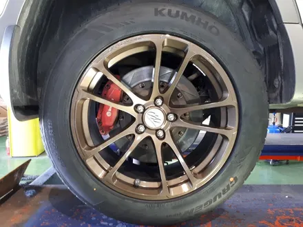 경산대구휠복원휠수리휠도색잘하는곳 현대 베라크루즈 사제 19인치휠 브론즈 작업