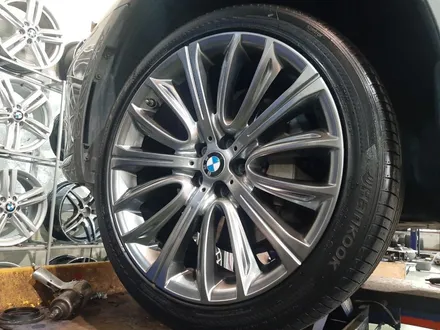 대구경산하양휠도색휠수리휠복원잘하는곳/BMW/7시리즈/20인치/하이퍼실버/한국타이어/신품타이어