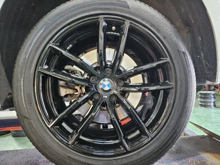 대구/경산/휠도색/휠수리/휠복원/잘하는곳/BMW/G30/5시리즈/18인치/순정휠/블랙유광/분체휠도색