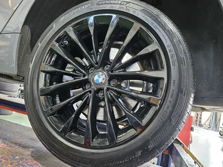 대구/경산/휠도색/휠수리/휠복원/잘하는곳/BMW/5시리즈/18인치/순정휠/블랙유광/분체휠도색