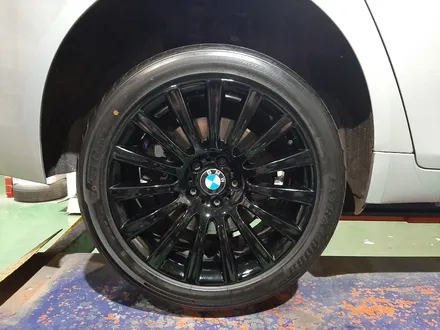 대구경산하양휠도색휠수리휠복원잘하는곳 BMW 7시리즈 19인치 블랙유광