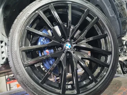 대구/경산/휠도색/휠수리/휠복원/잘하는곳/BMW/X5/22인치/블랙유광/분체도색