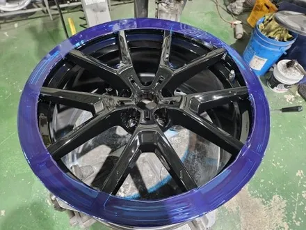 대구/경산/휠도색/휠수리/휠복원/잘하는곳/BMW/840I/20인치/순정휠/블랙유광/분체휠도색