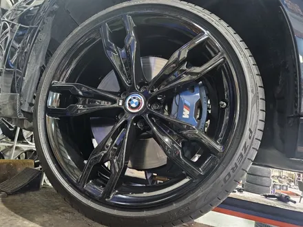 대구/경산/휠도색/휠수리/휠복원/잘하는곳/BMW/550I/20인치/순정휠/블랙유광/분체휠도색