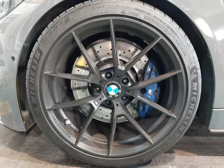 대구경산하양휠도색휠수리휠복원잘하는고 BMW M4 캘리퍼도색 브레이크도색 옐로우