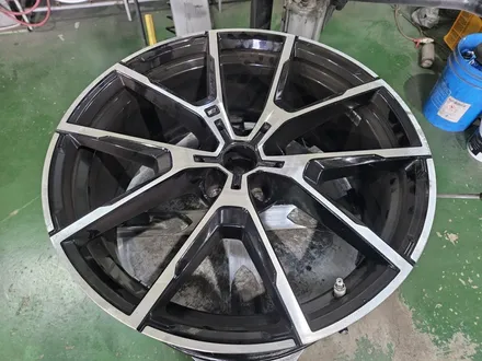 대구/경산/휠도색/휠수리/휠복원/잘하는곳/BMW/840I/20인치/순정휠/블랙유광/분체휠도색