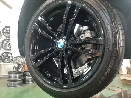 대구경산하양휠도색휠수리휠복원잘하는곳/BMW/320D/18인치/순정휠/블랙유광