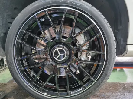 대구/경산/휠도색/휠수리/휠복원/잘하는곳/벤츠/CLS63AMG/신품휠/피렐리타이어/허브스페이스