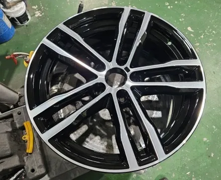 대구/경산/휠도색/휠수리/휠복원/잘하는곳/BMW/704M/4시리즈/19인치/순정휠/다이아컷팅/분체도색