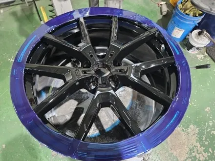 대구/경산/휠도색/휠수리/휠복원/잘하는곳/BMW/840I/20인치/순정휠/블랙유광/분체휠도색