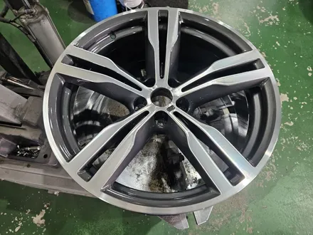 대구/경산/휠도색/휠수리/휠복원/잘하는곳/BMW/G11/7시리즈/20인치/순정휠/다이아컷팅/휠굴절/분체휠도색