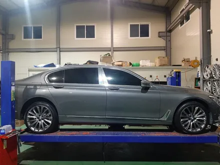 대구경산하양휠도색휠수리휠복원잘하는곳/BMW/7시리즈/20인치/하이퍼실버/한국타이어/신품타이어