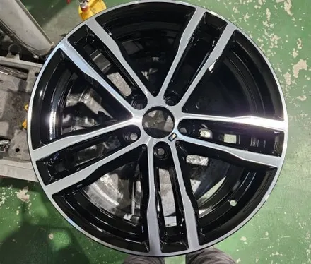 대구/경산/휠도색/휠수리/휠복원/잘하는곳/BMW/704M/4시리즈/19인치/순정휠/다이아컷팅/분체도색