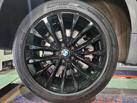 대구/경산/휠도색/휠수리/휠복원/잘하는곳/BMW/5시리즈/18인치/순정휠/블랙유광/분체휠도색