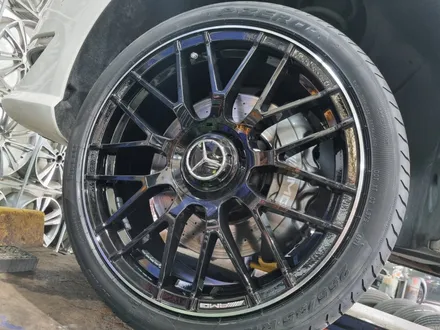 대구/경산/휠도색/휠수리/휠복원/잘하는곳/벤츠/CLS63AMG/신품휠/피렐리타이어/허브스페이스