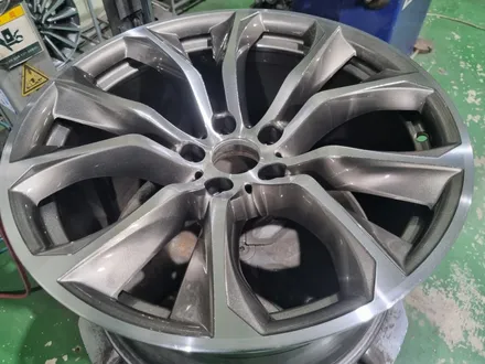 대구경산휠도색휠수리휠복원잘하는곳/BMW/X6/40D/20인치/순정휠/다이나컷팅