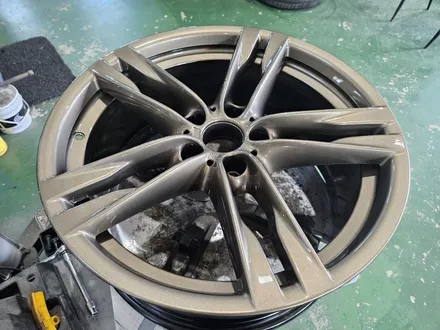 대구/경산/휠도색/휠수리/휠복원/잘하는곳/BMW/373M/20인치/브론즈/분체휠도색