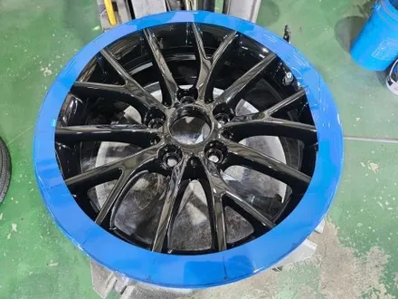 대구/경산/휠도색/휠수리/휠복원/잘하는곳/BMW/F20/118D/17인치/순정휠/블랙유광/분체휠도색