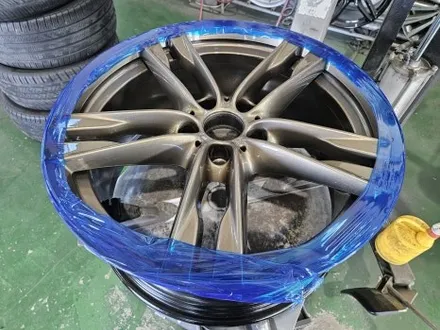 대구/경산/휠도색/휠수리/휠복원/잘하는곳/BMW/373M/20인치/브론즈/분체휠도색